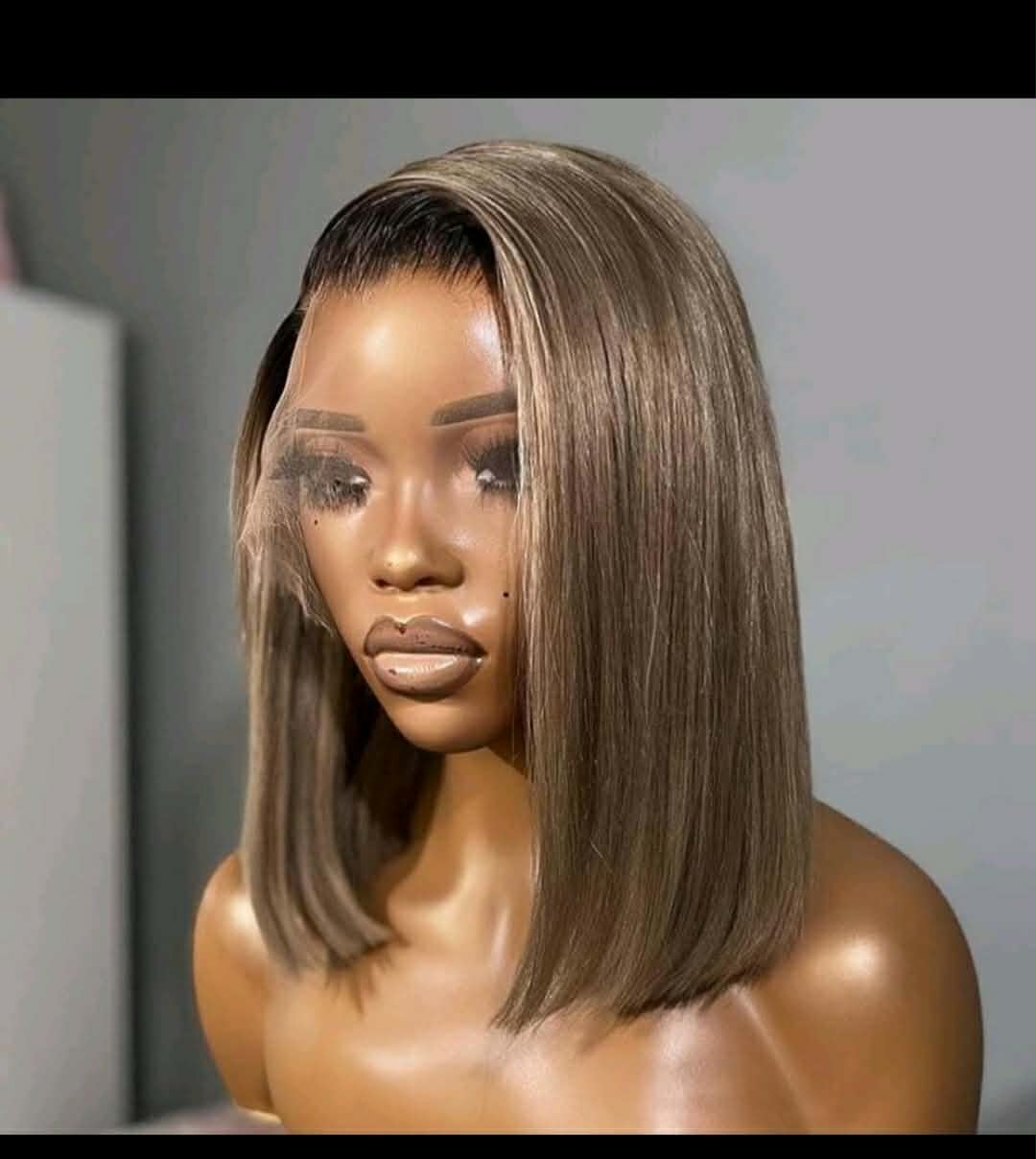 Ash Brown Sleek Bob