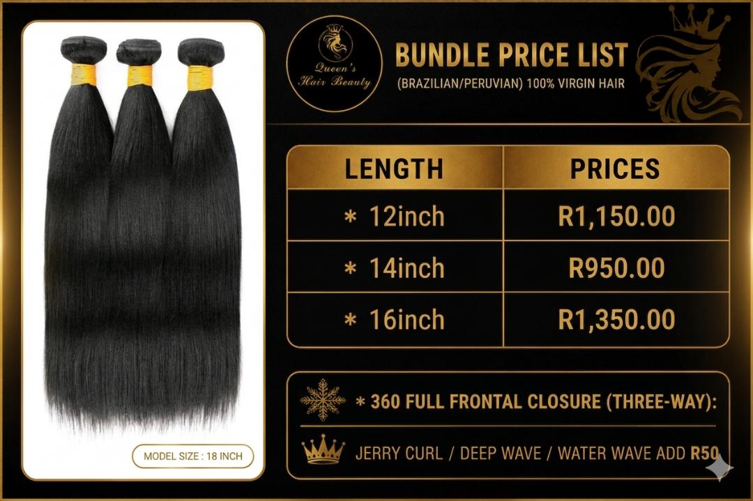 360 full frontal closure three-way price list