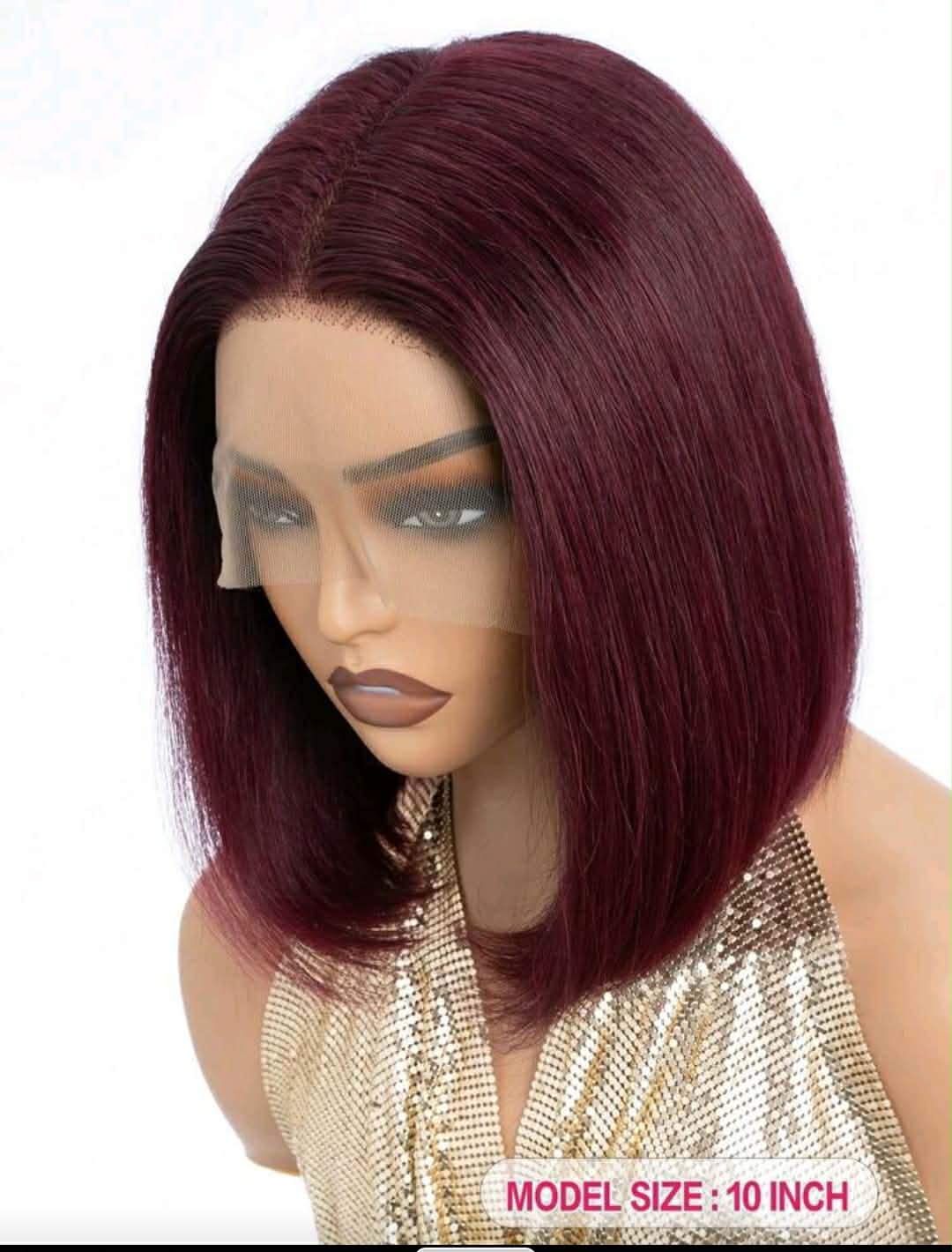 Burgundy bob
